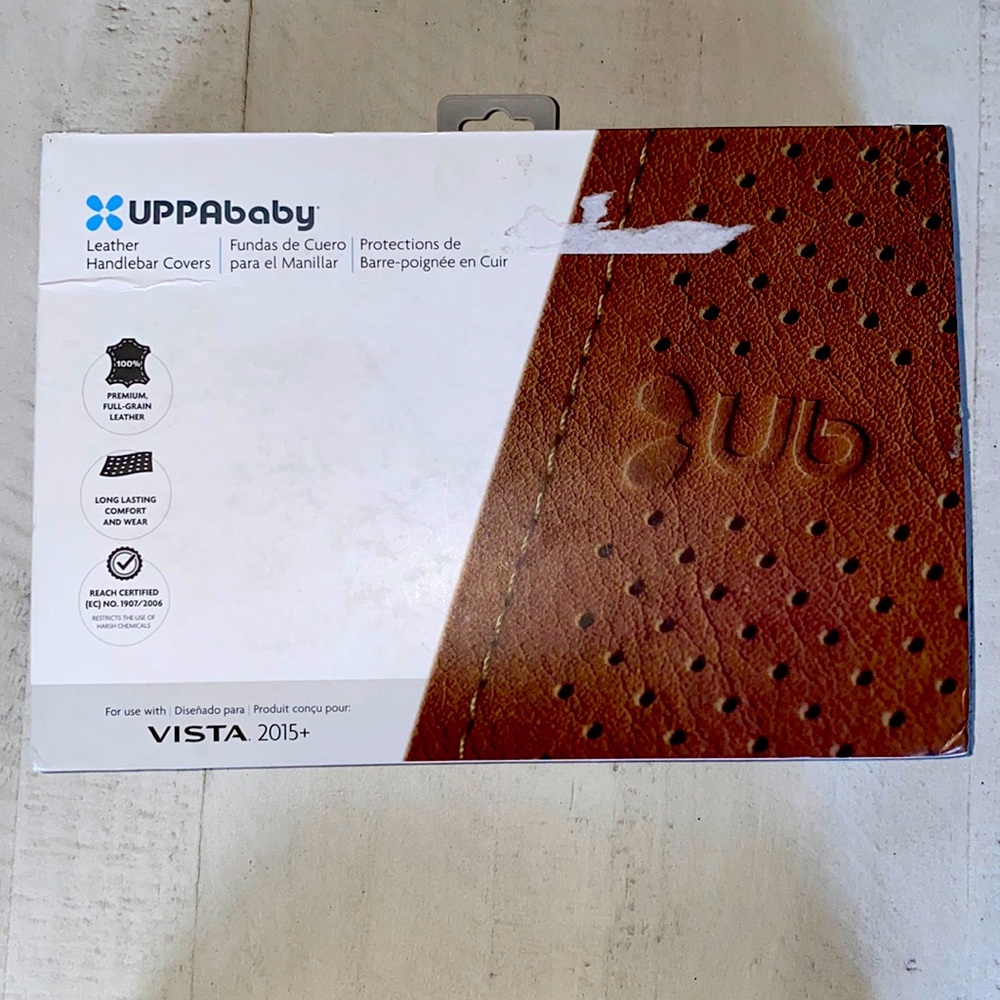 UPPAbaby leather handlebar cover (saddle)